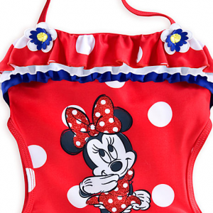 ชุดว่ายน้ำเด็ก Disney Minnie Mouse Swimsuit ของแท้ พร้อมส่ง