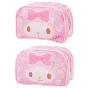 กระเป๋าใส่เครื่องสำอางค์ Sanrio ลาย My Melody ของแท้ จากญี่ปุ่น