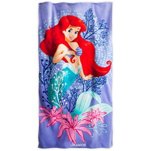 ผ้าเช็ดตัว Disney Ariel Beach Towel ของแท้ พร้อมส่ง