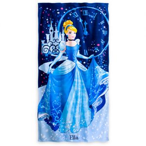 ผ้าเช็ดตัว Disney Cinderella Beach Towel ของแท้ พร้อมส่ง