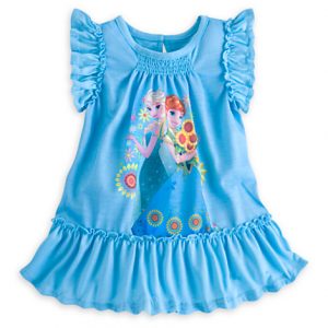 H1119 ชุดนอนเด็ก Anna and Elsa Short Sleep Set for Girls - Frozen Fever ของแท้ พร้อมส่ง