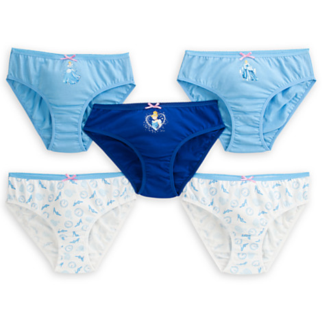Size 7/8] [SALE] H1202 กางเกงในเด็ก Cinderella Underwear Set — 5-Pc. –
