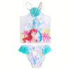 H1307 ชุดว่ายน้ำเด็ก Disney - Ariel Tankini Swimsuit for Girls - 2 pieces ของแท้ พร้อมส่ง