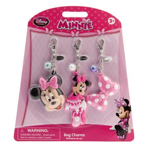 H6207 ชุดพวงกุญแจ Minnie Mouse Bag Charms Set ของแท้ พร้อมส่ง