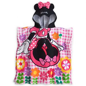 ผ้าเช็ดตัวเด็ก Minnie Mouse Hooded Towel for Kids ของแท้ พร้อมส่ง