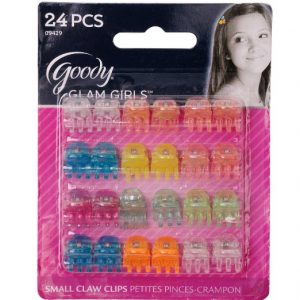 Goody Styling Essentials Girls Claw Clips, Mini 24 Count