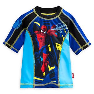 H1319 เสื้อว่ายน้ำเด็ก Spider-Man Rash Guard for Boys ของแท้ พร้อมส่ง
