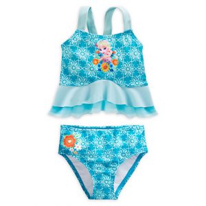H1322 ชุดว่ายน้ำเด็ก Elsa Deluxe Swimsuit for Girls ของแท้ พร้อมส่ง