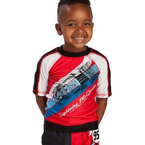 H1323 เสื้อว่ายน้ำเด็ก Car: Lightning McQueen Rash Guard for Boys ของแท้ พร้อมส่ง