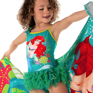H1325 ชุดว่ายน้ำเด็ก Ariel Deluxe Swimsuit for Girls ของแท้ พร้อมส่ง