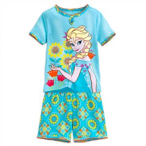 H1137 ชุดนอนเด็ก Disney - Elsa PJ PALS Short Set for Girls ของแท้ จาก Disney Store อเมริกา พร้อมส่ง