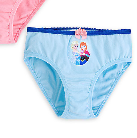 Size 4,7/8] H1222 กางเกงในเด็กผู้หญิง Frozen Underwear Set — 5-Pc