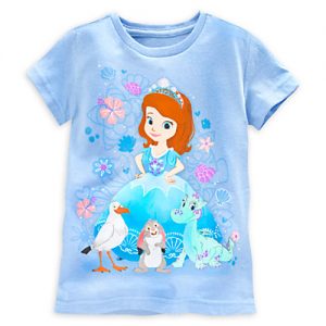 H1511 เสื้อยืดเด็ก Disney: Sofia and Friends Tee for Girls ของแท้ พร้อมส่ง