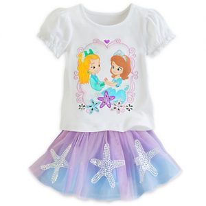 H1513 Sofia the First Top and Skirt Set for Girls