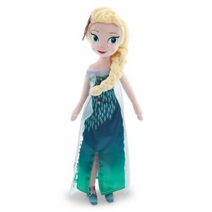 H4145 ตุ๊กตา Disney - Elsa Plush Doll - Frozen Fever - Medium - 20’’ ของแท้ พร้อมส่ง