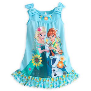 H1138 ชุดนอนเด็ก Disney - Frozen Fever Nightshirt for Girls