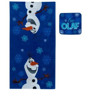 H7127 Disney Frozen Olaf 2-Piece Towel Set