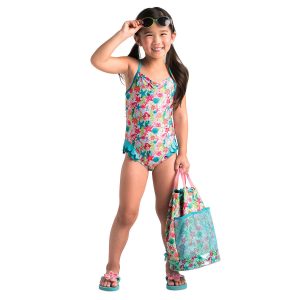 H1329 ชุดว่ายน้ำเด็ก Disney: Ariel Swimsuit for Girls